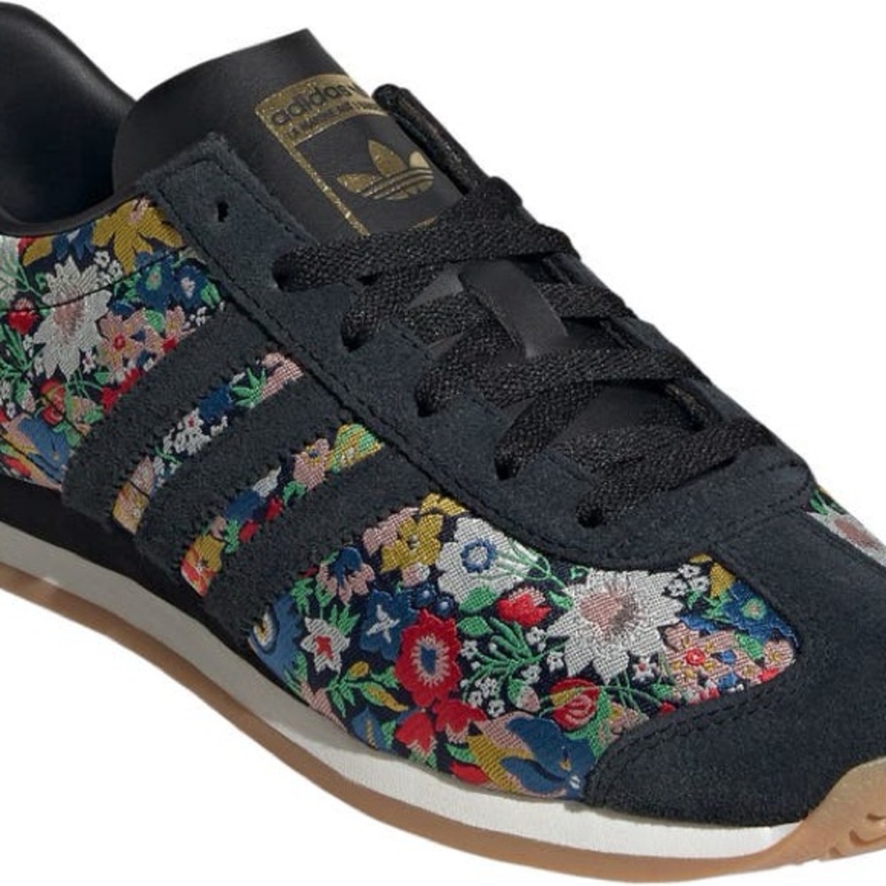 Liberty of London Black Floral Sneakers - Picture 11 of 12